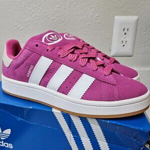 Adidas Campus 00s size 7Y/8 womens Pink White New (Damaged box)